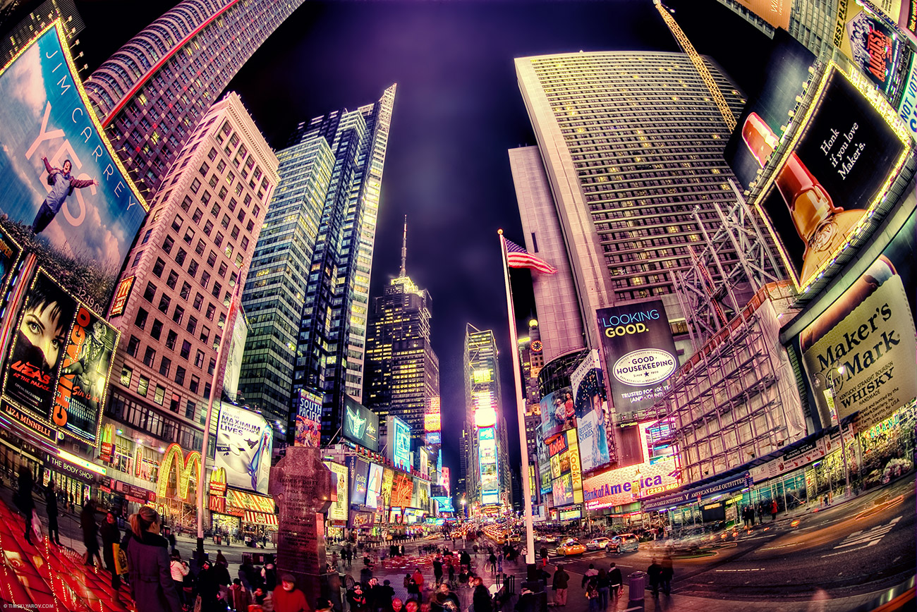 New York's Times Square in HDR
